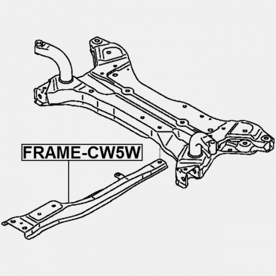 Frame  Suspension Fata Febest FRAME-CW5W