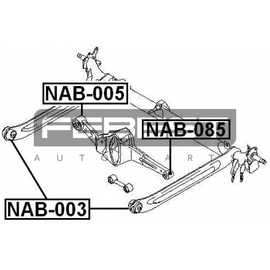 Bucsa Brat Spate Febest NAB-085