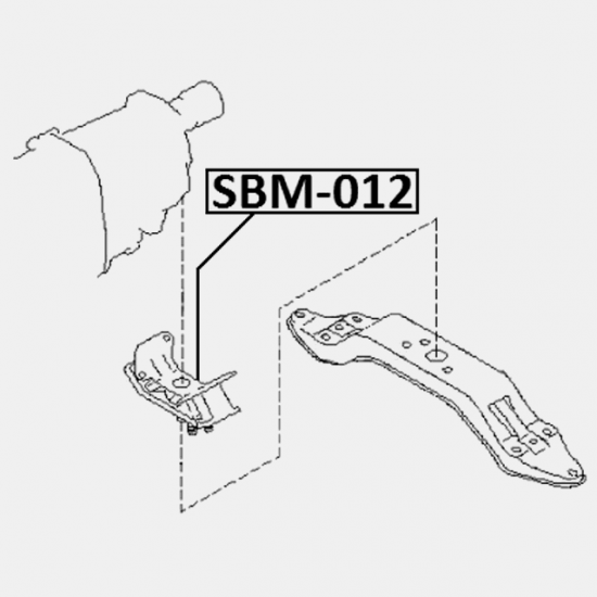 Suport Motor Spate Febest SBM-012