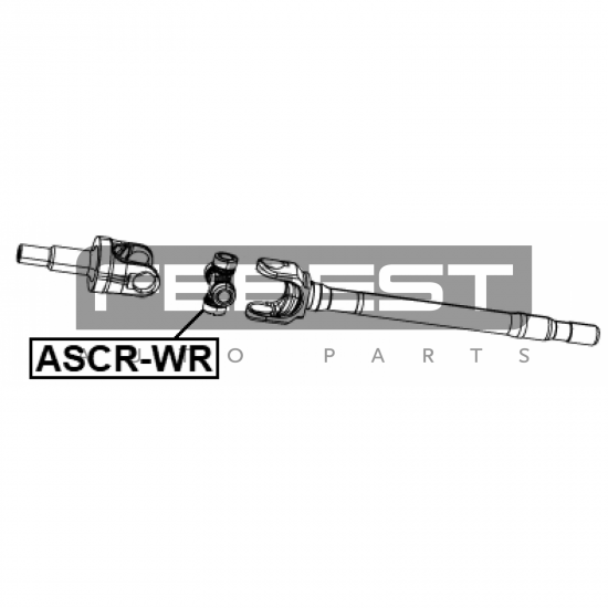 Cruce Cardanica  Febest ASCR-WR Jeep Wrangler JK