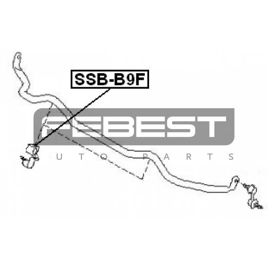 Bucsa Bara Stabilizatoare Fata Febest SSB-B9F