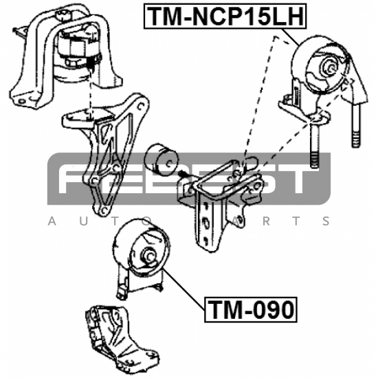 Suport Motor  Febest TM-NCP15LH